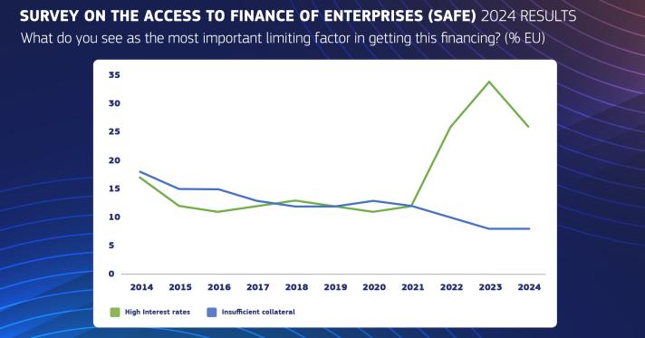 Graph from Survey on Access to finance (SAFE) Results 2024